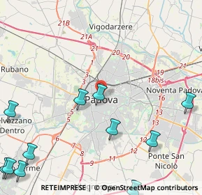 Mappa 35139 Padova PD, Italia (6.43273)