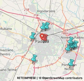 Mappa 35139 Padova PD, Italia (4.11818)