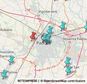 Mappa 35139 Padova PD, Italia (4.81769)