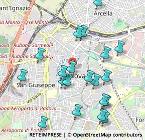Mappa 35139 Padova PD, Italia (1.0525)