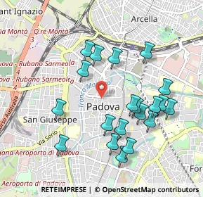 Mappa 35139 Padova PD, Italia (0.9555)