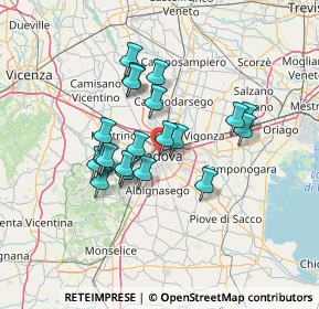 Mappa 35139 Padova PD, Italia (11.018)