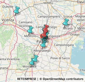 Mappa 35139 Padova PD, Italia (9.10385)