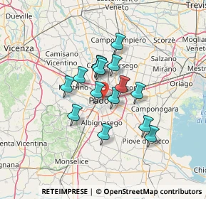 Mappa 35139 Padova PD, Italia (9.69267)