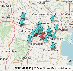Mappa 35139 Padova PD, Italia (10.022)