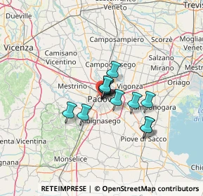 Mappa 35139 Padova PD, Italia (8.07917)