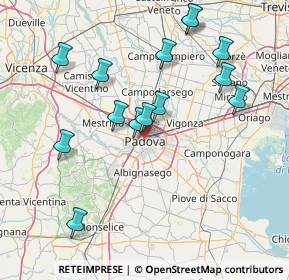 Mappa 35139 Padova PD, Italia (15.88571)