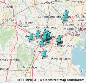 Mappa 35139 Padova PD, Italia (7.61824)