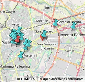 Mappa Via Giacinto Andrea Longhin, 35129 Padova PD, Italia (2.154)