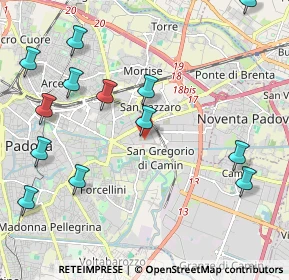 Mappa Via Giacinto Andrea Longhin, 35129 Padova PD, Italia (2.56077)