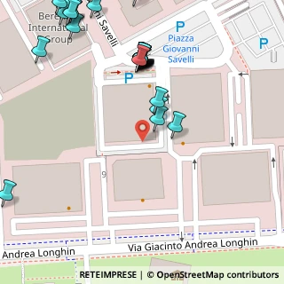 Mappa Via Giacinto Andrea Longhin, 35129 Padova PD, Italia (0.08571)