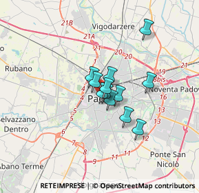 Mappa Riviera Albertino Mussato, 35139 Padova PD, Italia (1.96333)