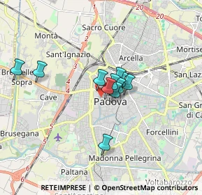 Mappa Riviera Albertino Mussato, 35139 Padova PD, Italia (1.10727)