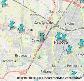 Mappa Via Enrico Fermi, 35136 Padova PD, Italia (3.04364)