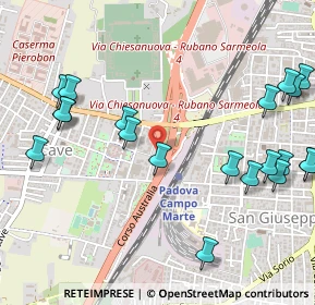Mappa Via Enrico Fermi, 35136 Padova PD, Italia (0.6565)