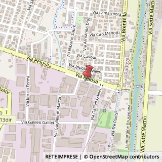 Mappa Via Pelosa, 76/A, 35030 Selvazzano Dentro, Padova (Veneto)