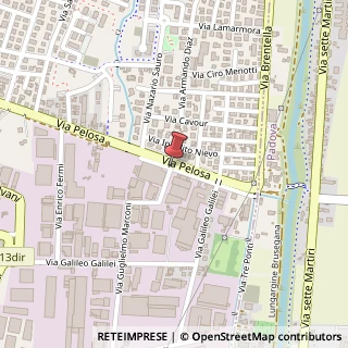 Mappa Via Pelosa,  76, 35030 Selvazzano Dentro, Padova (Veneto)