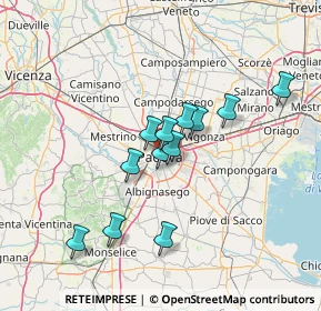 Mappa Via Aquileia, 35139 Padova PD, Italia (11.11417)