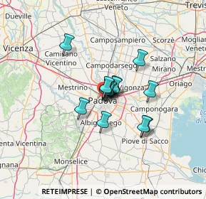 Mappa P.za dell'Insurrezione, 35139 Padova PD, Italia (7.50857)