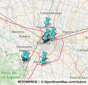 Mappa 35100, 35139 Padova PD, Italia (5.21933)