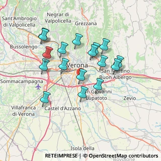Mappa Via Cesena, 37134 Verona VR, Italia (6.69588)