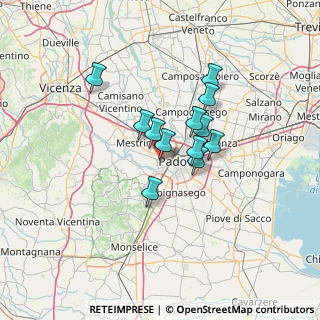 Mappa Via Galileo Galilei, 35030 Caselle PD, Italia (9.42583)