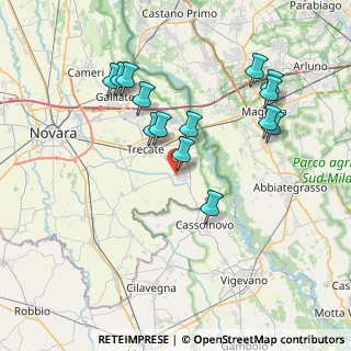 Mappa Via Galileo Galilei, 28065 Cerano NO, Italia (7.44357)