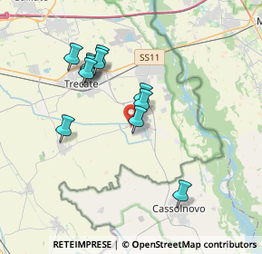 Mappa Via Fermi, 28065 Cerano NO, Italia (3.24091)