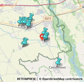 Mappa Via Fermi, 28065 Cerano NO, Italia (3.3325)