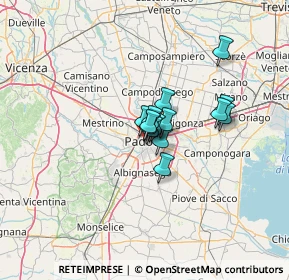 Mappa Via Livello, 35139 Padova PD, Italia (7.015)