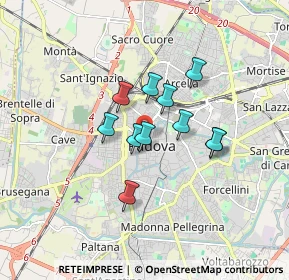 Mappa Via Livello, 35139 Padova PD, Italia (1.20364)