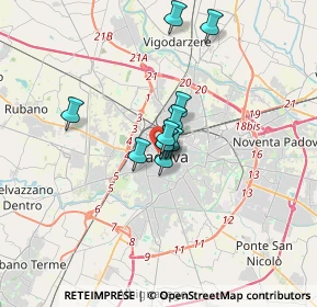 Mappa Via Dondi dall'Orologio, 35139 Padova PD, Italia (2.06636)