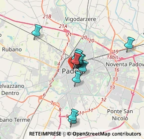 Mappa Via Dondi dall'Orologio, 35139 Padova PD, Italia (2.29077)