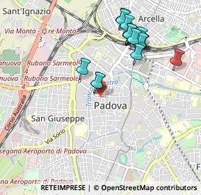 Mappa Via Livello, 35139 Padova PD, Italia (1.01789)