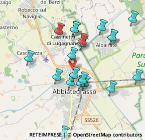 Mappa Via Francesco Croce, 20081 Abbiategrasso MI, Italia (1.892)