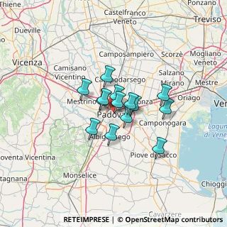 Mappa Via Giambattista Morgagni, 35121 Padova PD, Italia (8.09714)