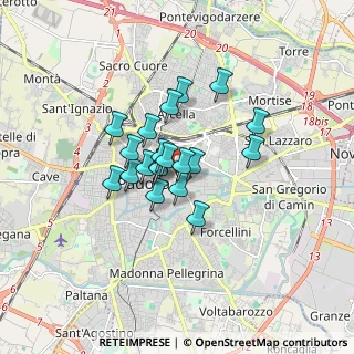 Mappa Via Giambattista Morgagni, 35121 Padova PD, Italia (1.12)