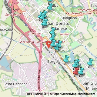 Mappa Via Po, 20097 San Donato Milanese MI, Italia (1.1855)