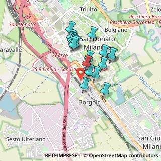 Mappa Via Po, 20097 San Donato Milanese MI, Italia (0.701)
