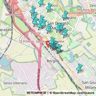 Mappa Via Olona, 20097 San Donato Milanese MI, Italia (0.9165)