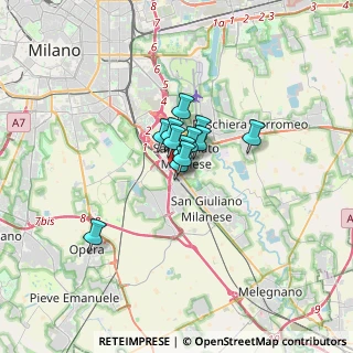 Mappa Via Po, 20097 San Donato Milanese MI, Italia (1.6075)