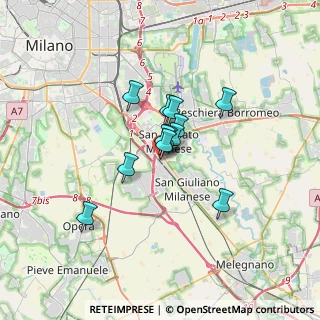 Mappa Via Po, 20097 San Donato Milanese MI, Italia (2.1025)