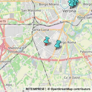 Mappa Via Giovanni Virginio, 37135 Verona VR, Italia (3.36636)
