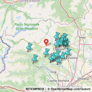 Mappa Località Apparè, 10080 Sparone TO, Italia (12.5725)