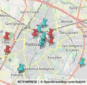 Mappa Via Francesco Marzolo, 35100 Padova PD, Italia (1.80462)