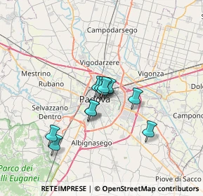 Mappa Via Francesco Marzolo, 35100 Padova PD, Italia (4.42818)