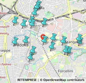Mappa Via Francesco Marzolo, 35100 Padova PD, Italia (1.0375)
