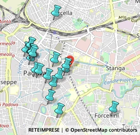 Mappa Via Francesco Marzolo, 35100 Padova PD, Italia (1.0265)