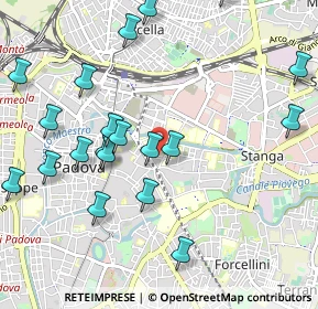 Mappa Via Francesco Marzolo, 35100 Padova PD, Italia (1.181)