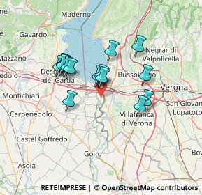 Mappa Via della palude, 46040 Ponti Sul Mincio MN, Italia (10.86563)